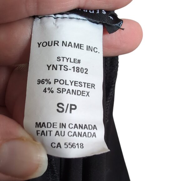 Black Stretch Waist Pencil Skirt Size Small - Picture 4 of 4